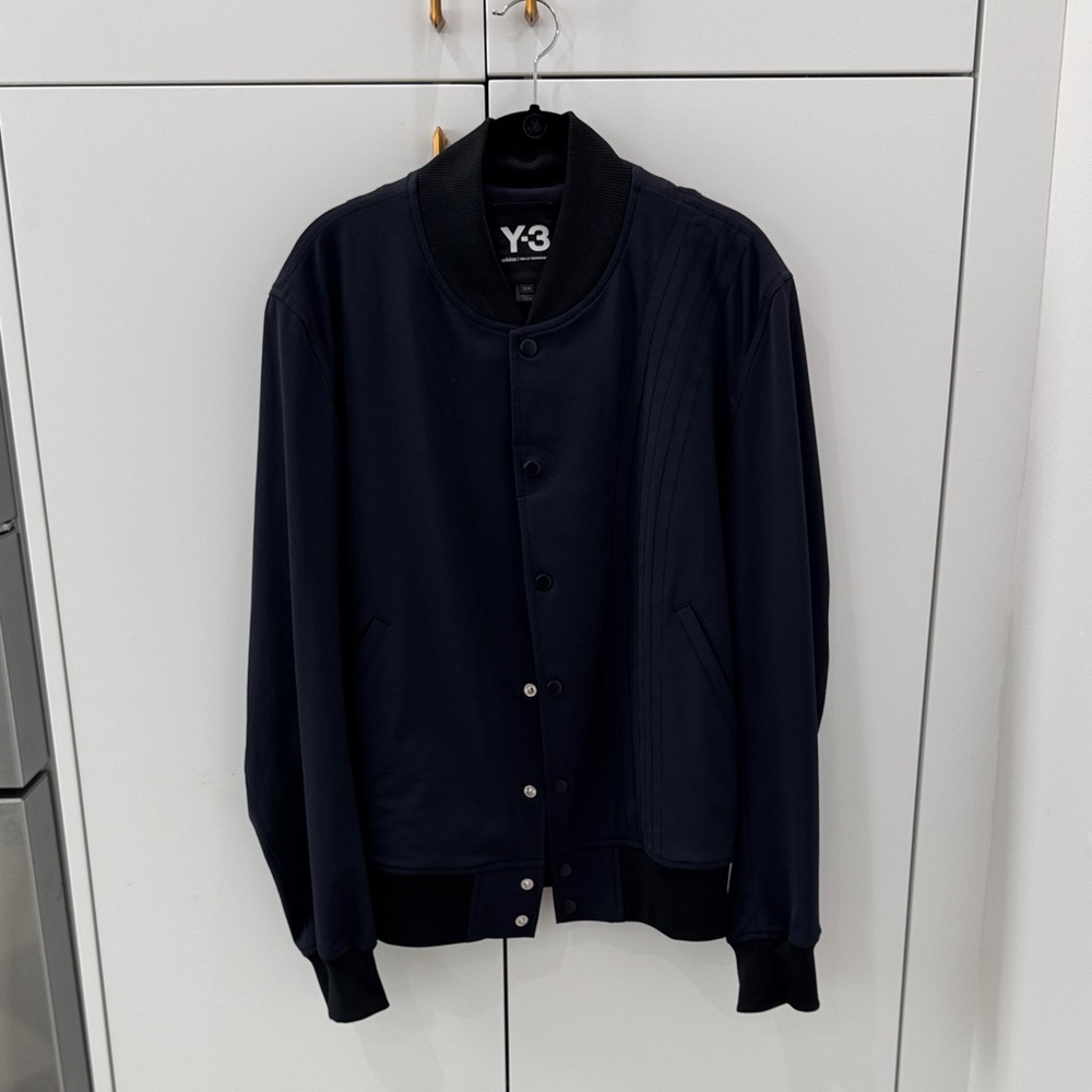 Y-3 Dark Blue Bomber Jacket
